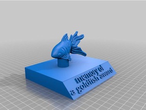 memory goldfish award models 3d print model - Mito3D
