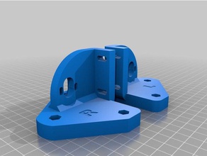 tronxy x3 suportes de montagem placas 3d a impressora partes 3d print model - Mito3D