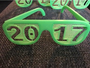 my customized shutter shades 2017 glasses 3d print model - Mito3D