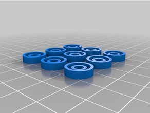 foyer de rondelles-ressorts 2 3 d l'imprimante pièces personnalisé 3d print model - Mito3D