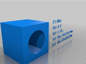 my customized speakergen square audio 3d print model - Mito3D