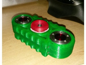 sumo fidget spinner 160gram tungsten toys games adhd hand toy geek nerd stress reducer 3d print model - Mito3D