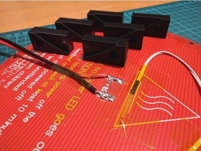 kossel 220mm heißen Bett Abstandshalter mounts 3d Drucker - Zubehör anycubic Hitzeschild Brutstätte 2020 3d print model - Mito3D