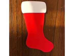 Noel mıknatıs çorap dekor 3d print model - Mito3D