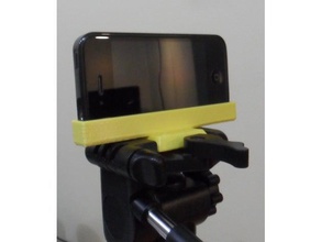 iphone 4 tripod coupling portrait landscape positions mobile adapter mount 3d print model - Mito3D