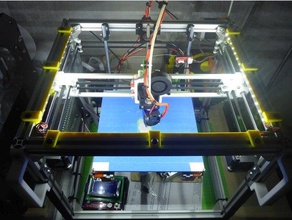 light up your hypercube 3d printer parts 3d print model - Mito3D