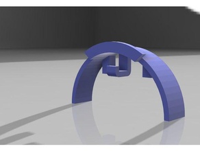plateau support de casque modifié l'organisation d'écoute stand patte suspension pour crochet montage bureau 3d print model - Mito3D