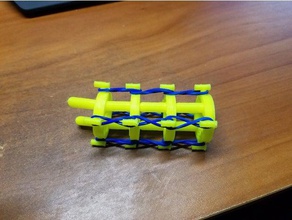 rubber band cable chain 3d printer parts 3d print model - Mito3D