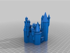 best castle 5 sides try 2 buildings structures customized 3d print model - Mito3D