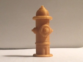 hydrant Gebäude Strukturen diarama Feuerwehrmann zu werden Modell 3d print model - Mito3D