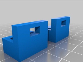 anet a6 cama loops de cinto 3d impressão 3d print model - Mito3D