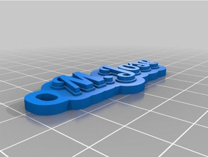 maria jose Schlüsselanhänger angepasst 3d print model - Mito3D