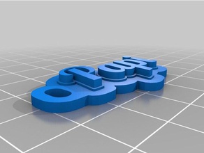 papi Schlüsselanhänger angepasst 3d print model - Mito3D