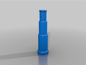 fernrohr télescope version simple les jouets jeux 3d print model - Mito3D
