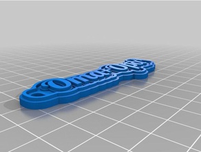 oma+opa4 keychains customized 3d print model - Mito3D