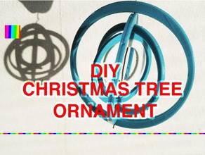 adorno del árbol de navidad spinner único dual video a color decoración la doble extrusión spinning el viento adornos 3d print model - Mito3D