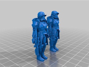 kişisel benim süper komando insanlar 3d print model - Mito3D