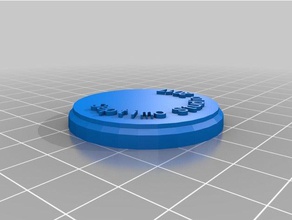 mon personnalisés miniature piédestal wtext accessoires 3d print model - Mito3D