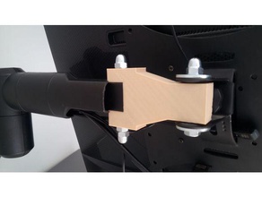 monitor mount extender other 3d print model - Mito3D