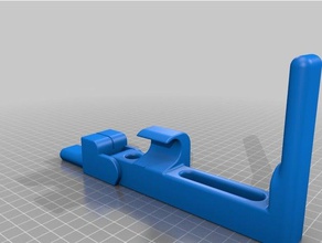 doob tube arbor press bracket hand tools 3d print model - Mito3D