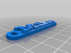 my customized multiline tag keychainmike keychains 3d print model - Mito3D