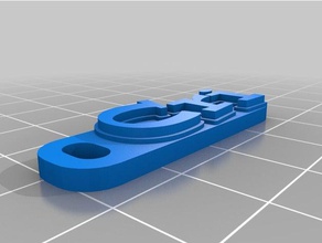 cristina llaveros personalizado 3d print model - Mito3D