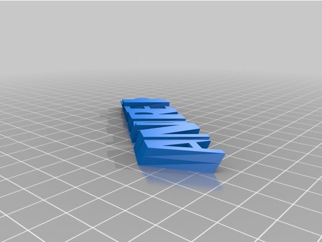 andreia keyfob portachiavi organizzazione personalizzato 3D print model - Mito3D