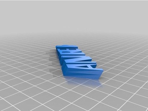 andreia Anahtarlık keyfob organizasyon özelleştirilmiş 3d print model - Mito3D