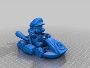 mario kart myminifactorycom giochi 3d print model - Mito3D