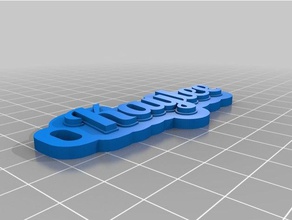 kaylee keytag chaveiros personalizado 3d print model - Mito3D