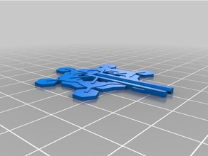meine angepasste blizzard paketversandfähige Schneeflocke Ornamente kickstarter Dekor 3d print model - Mito3D
