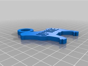 spike2 keychains customized 3d print model - Mito3D