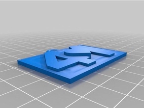 41-chave de cadeia arte 3d print model - Mito3D