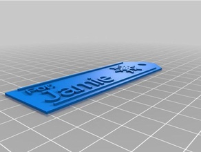 meu presente personalizado marca jamie sinais logotipos 3d print model - Mito3D