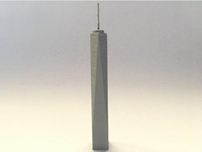 one world trade center des bâtiments les structures 1-world-trade-center 1wtc new york 3d print model - Mito3D