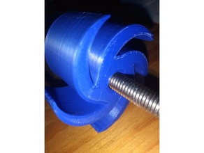 spool-Halter-Abstandhalter 60mm flexibel 3d Drucker - Zubehör 3d-Drucker 3d-drucken anet a6 a8 filament spool holder spool-adapter spool-mount spool-roller 3d print model - Mito3D