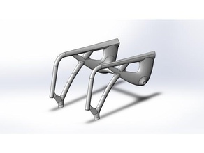 fauteuil roulant cadre de processus d'impression en 3d 3d print model - Mito3D