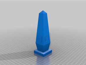 isha obelisk games workshop rpg warhammer 3d print model - Mito3D