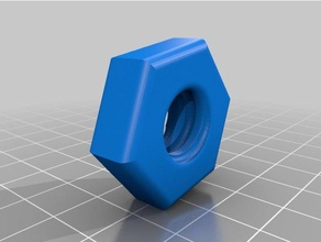 toy hex nut construction toys 3d print model - Mito3D