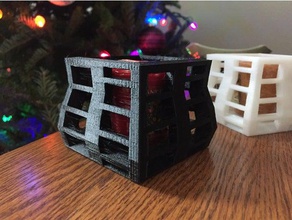 eğlenceli bir şekil değiştiren dekor kase mumluk 3d print model - Mito3D