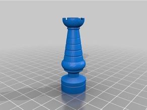 torre ajedrez rook chess 3d print model - Mito3D