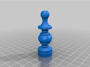 alfil ajedrez bishop chess 3d print model - Mito3D