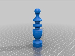 reina ajedrez la de 3d print model - Mito3D
