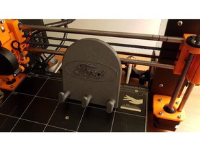 ford key hanger automotive car keys fusion 360 holder 3d print model - Mito3D