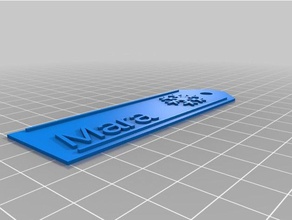 mara signos logotipos personalizado 3d print model - Mito3D