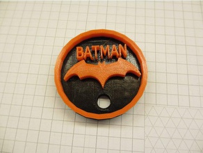 batman keytag keychains 3d print model - Mito3D