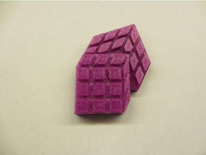 rubiks illusion keytag Schlüsselanhänger 3d print model - Mito3D