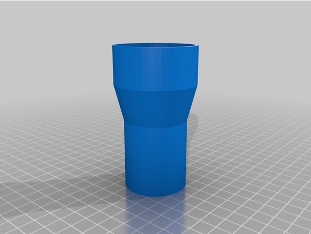 il mio personalizzato tubo di aspirazione adattatore 53mm 37mm strumenti 3D print model - Mito3D