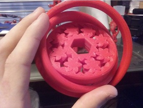 fidget três engrenagens planetárias centro mecânico brinquedos rolamento personalizado brinquedo giroscópio 3d print model - Mito3D