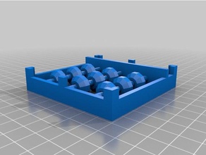 my customized 3x3 abacus-like thingy mechanical toys 3d print model - Mito3D